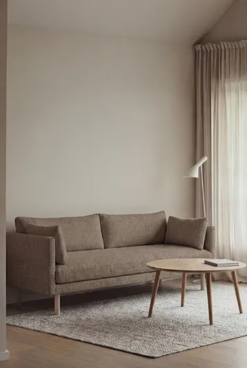 Linnevik sofa - Same Mole 6674-dąb olejowany na biało, 3-osobowa, bez falbany - 1898