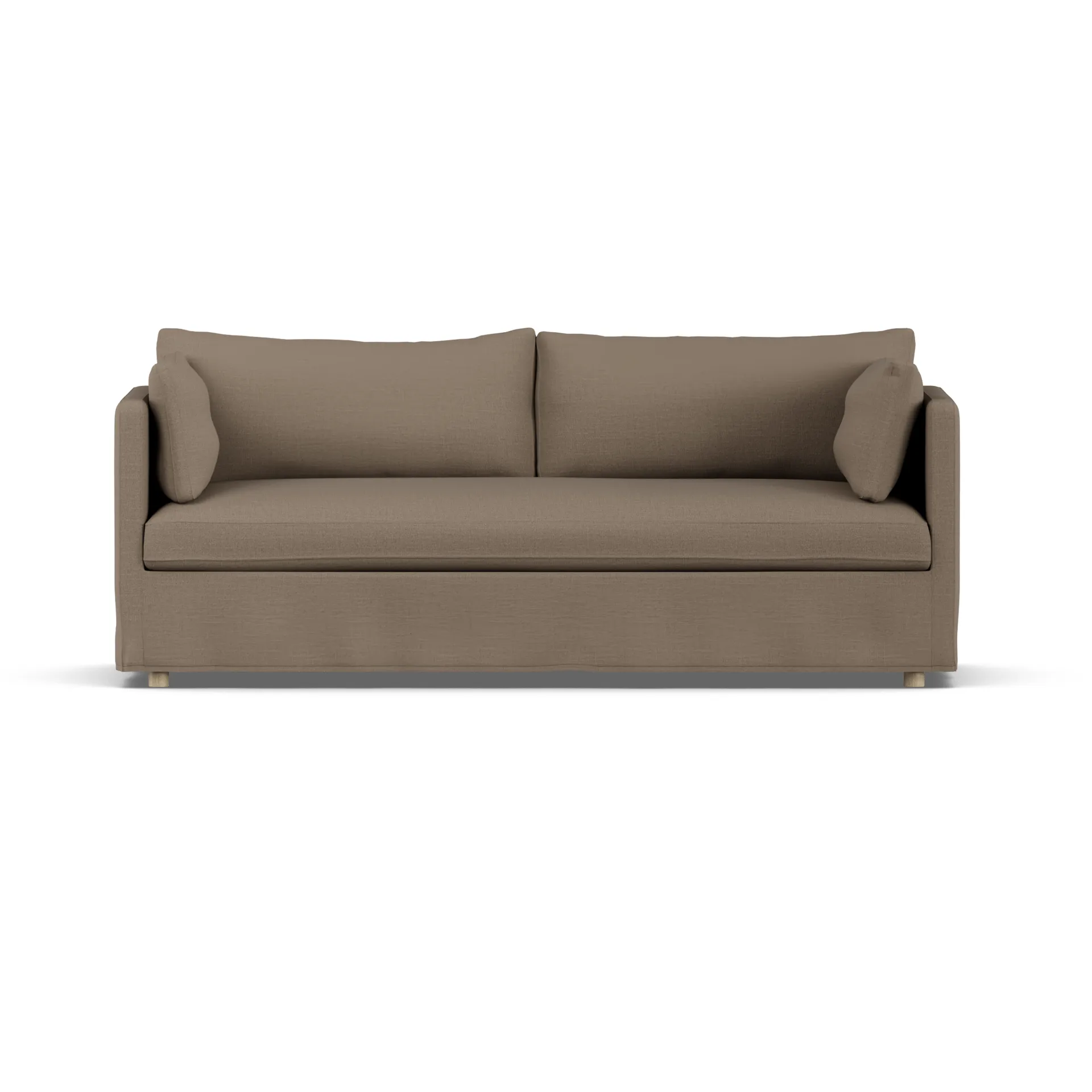 Linnevik sofa, Same Mole 6674-dąb olejowany na biało, 3-osobowa, z falbaną 1898