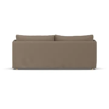Linnevik sofa - Same Mole 6674-dąb olejowany na biało, 3-osobowa, z falbaną - 1898