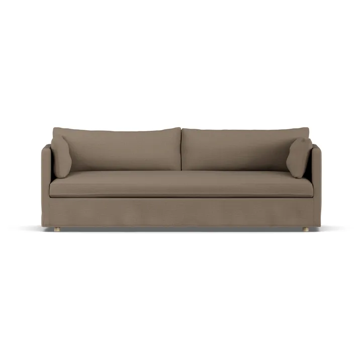 Linnevik sofa - Same Mole 6674-dąb olejowany na biało, 4-osobowa, z falbaną - 1898