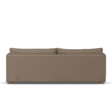 Linnevik sofa - Same Mole 6674-dąb olejowany na biało, 4-osobowa, z falbaną - 1898