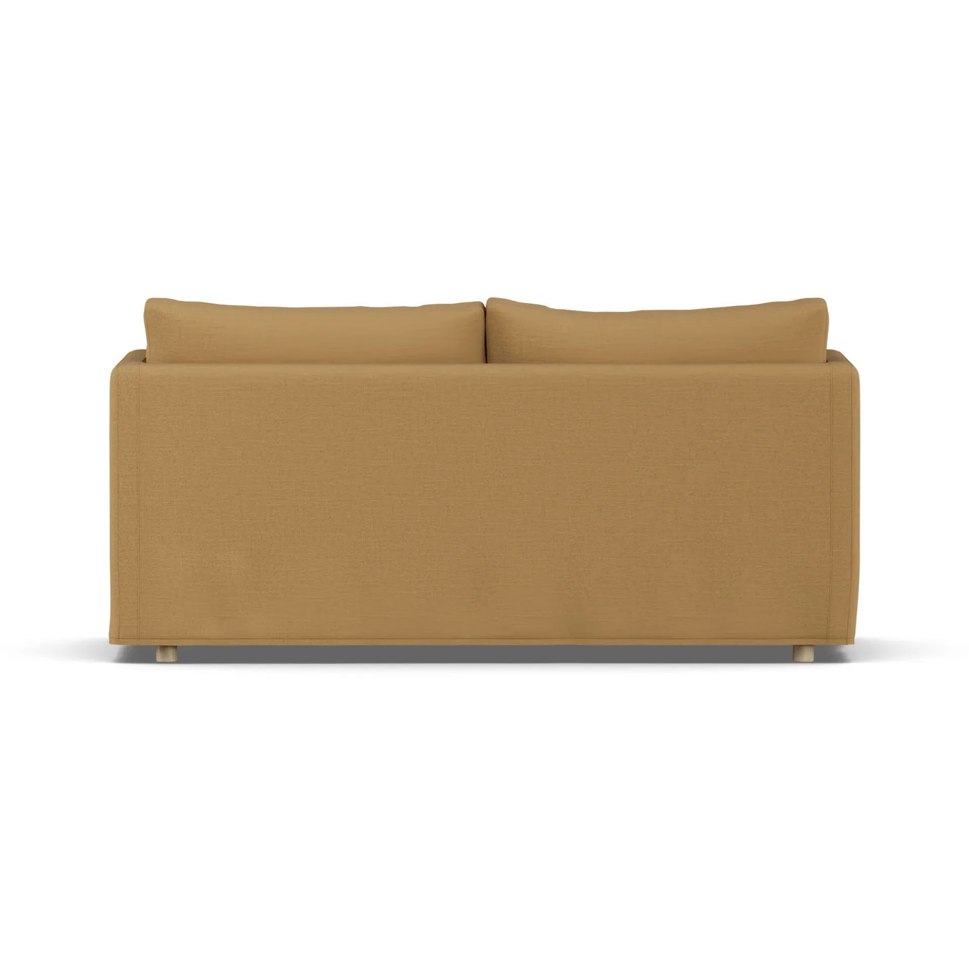 Linnevik sofa, Same Ochre 6676-dąb olejowany na biało, 2-osobowa, z falbaną 1898