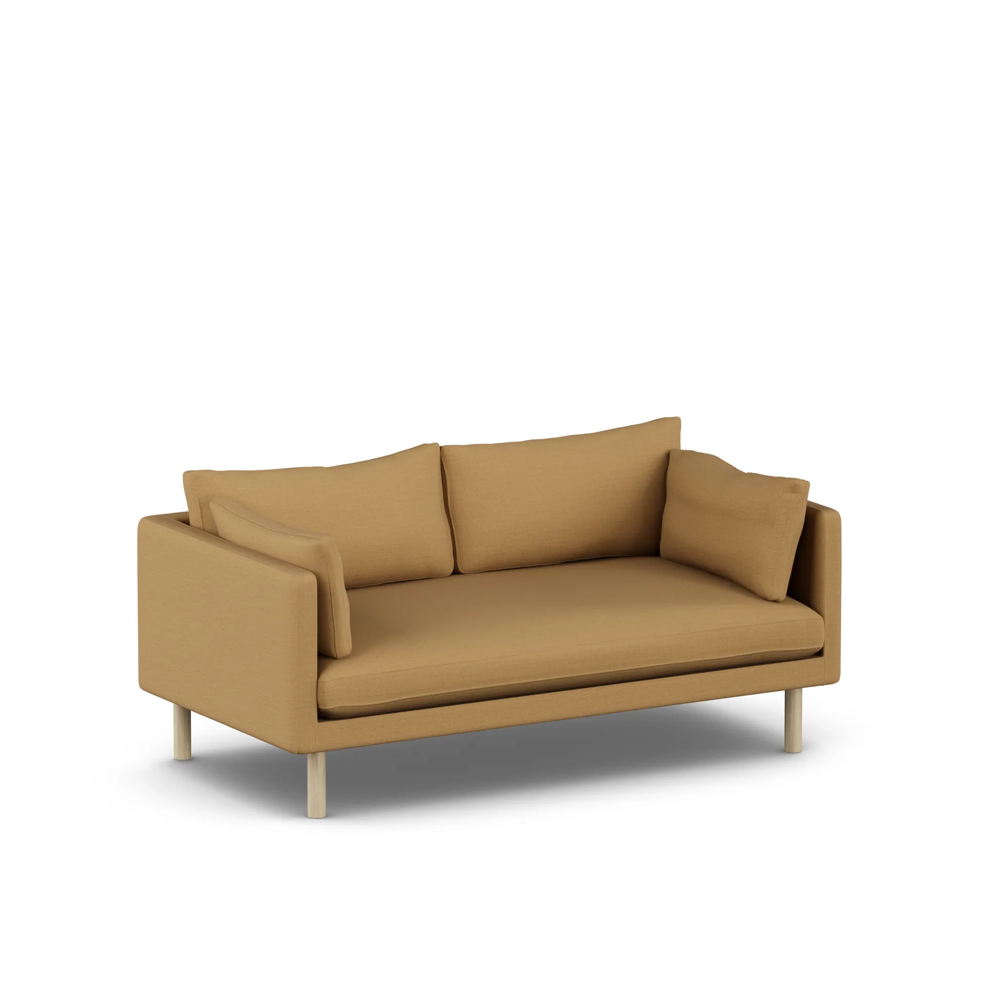 Linnevik sofa, Same Ochre 6676-dąb olejowany na biało, 2-osobowa 1898