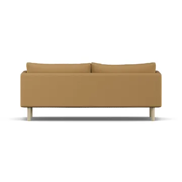 Linnevik sofa - Same Ochre 6676-dąb olejowany na biało, 3-osobowa, bez falbany - 1898