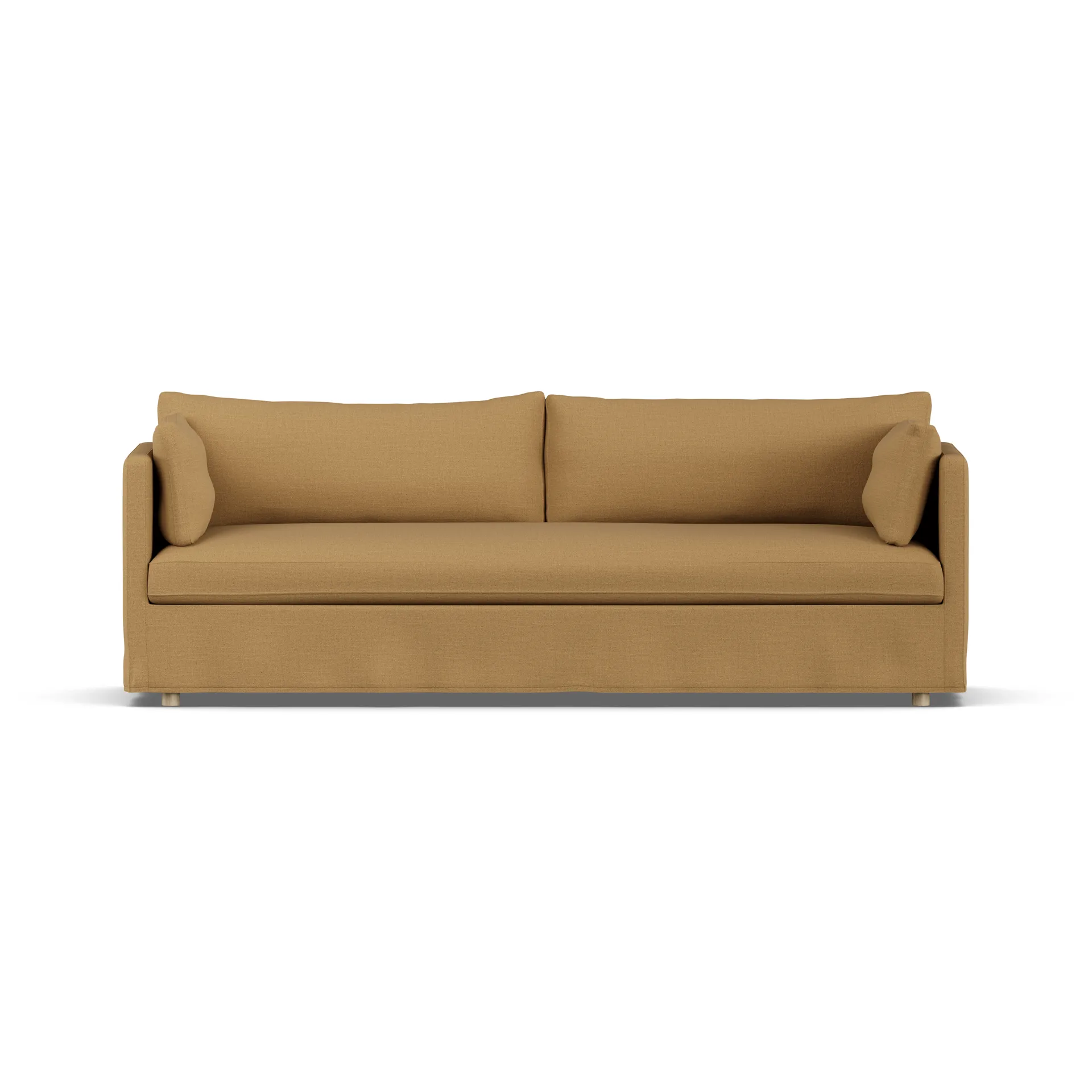 Linnevik sofa, Same Ochre 6676-dąb olejowany na biało, 4-osobowa, z falbaną 1898