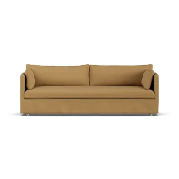 Linnevik sofa - Same Ochre 6676-dąb olejowany na biało, 4-osobowa, z falbaną - 1898