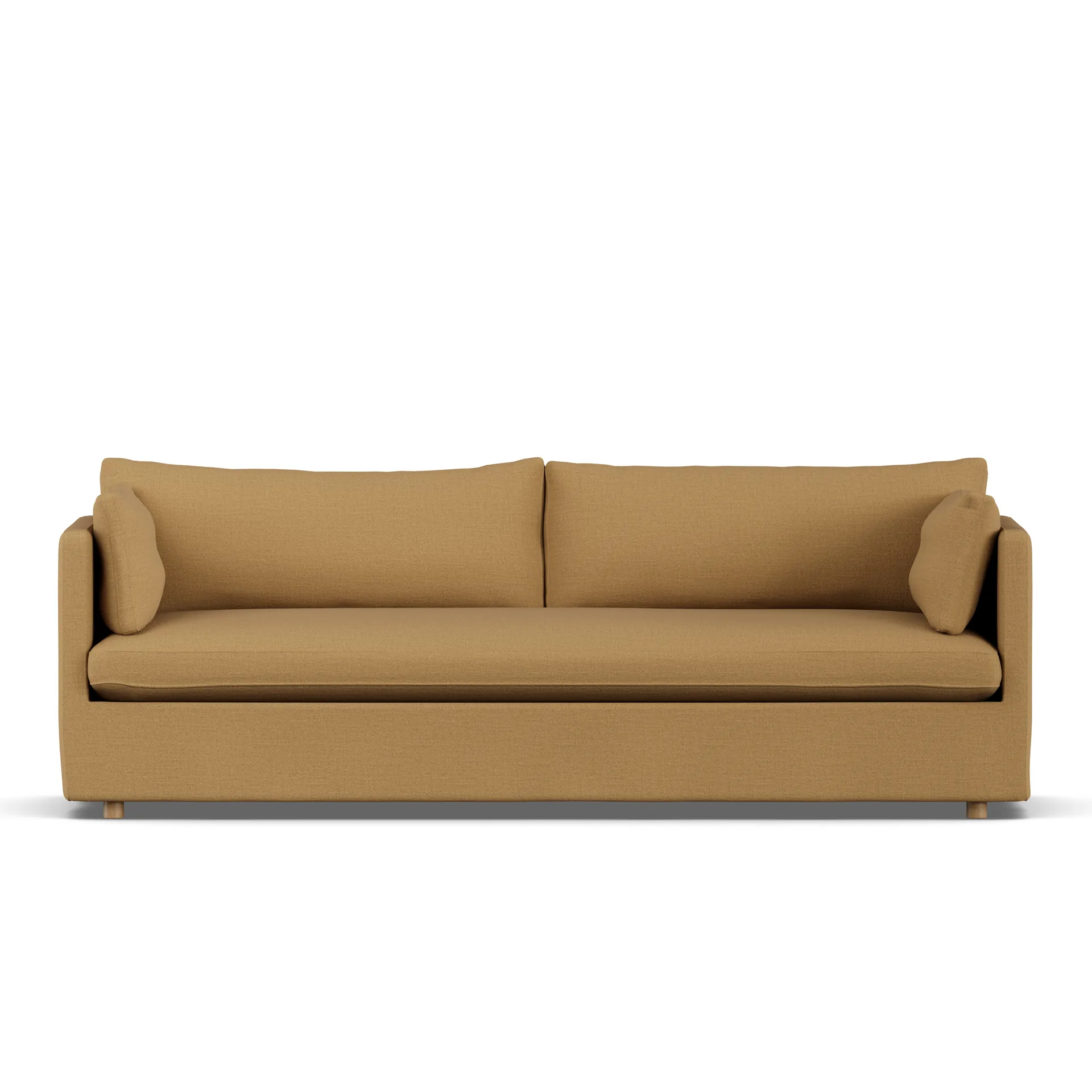 Linnevik sofa, Same Ochre 6676-dąb olejowany na biało, 4-osobowa, z falbaną 1898