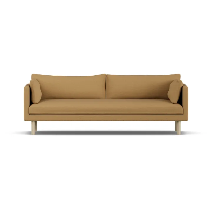 Linnevik sofa - Same Ochre 6676-dąb olejowany na biało, 4-osobowa - 1898