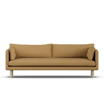 Linnevik sofa - Same Ochre 6676-dąb olejowany na biało, 4-osobowa - 1898