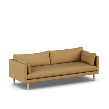 Linnevik sofa - Same Ochre 6676-dąb olejowany na biało, 4-osobowa - 1898