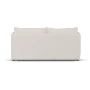 Linnevik sofa - Same Off White 6671-dąb olejowany na biało, 2-osobowa, z falbaną - 1898