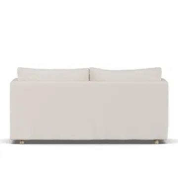 Linnevik sofa - Same Off White 6671-dąb olejowany na biało, 2-osobowa, z falbaną - 1898