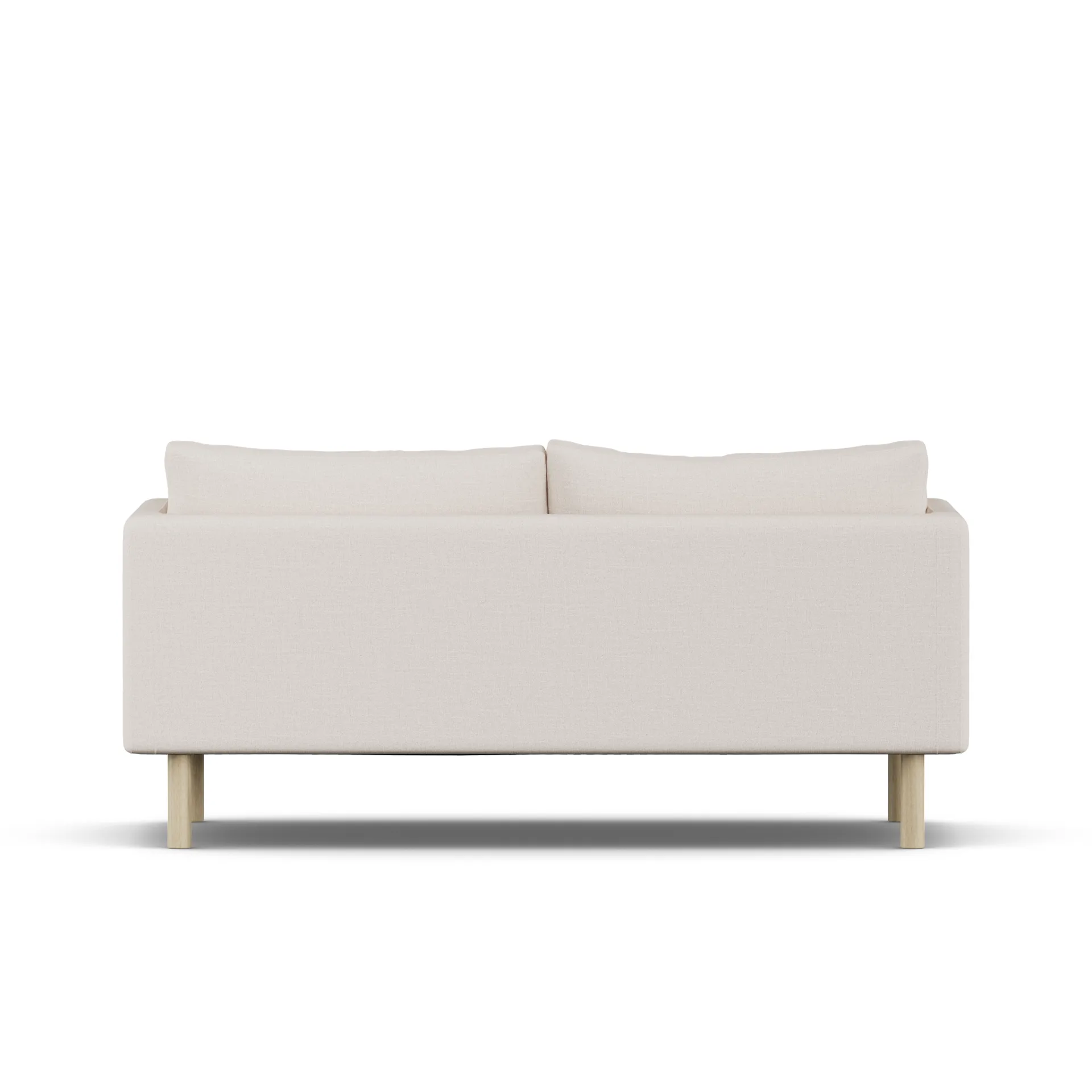 Linnevik sofa, Same Off White 6671-dąb olejowany na biało, 2-osobowa 1898