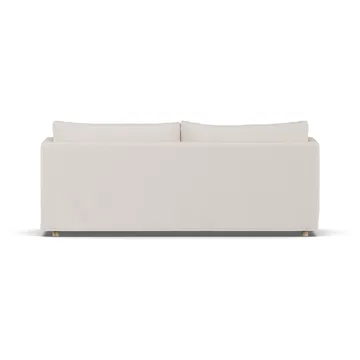 Linnevik sofa - Same Off White 6671-dąb olejowany na biało, 3-osobowa, z falbaną - 1898