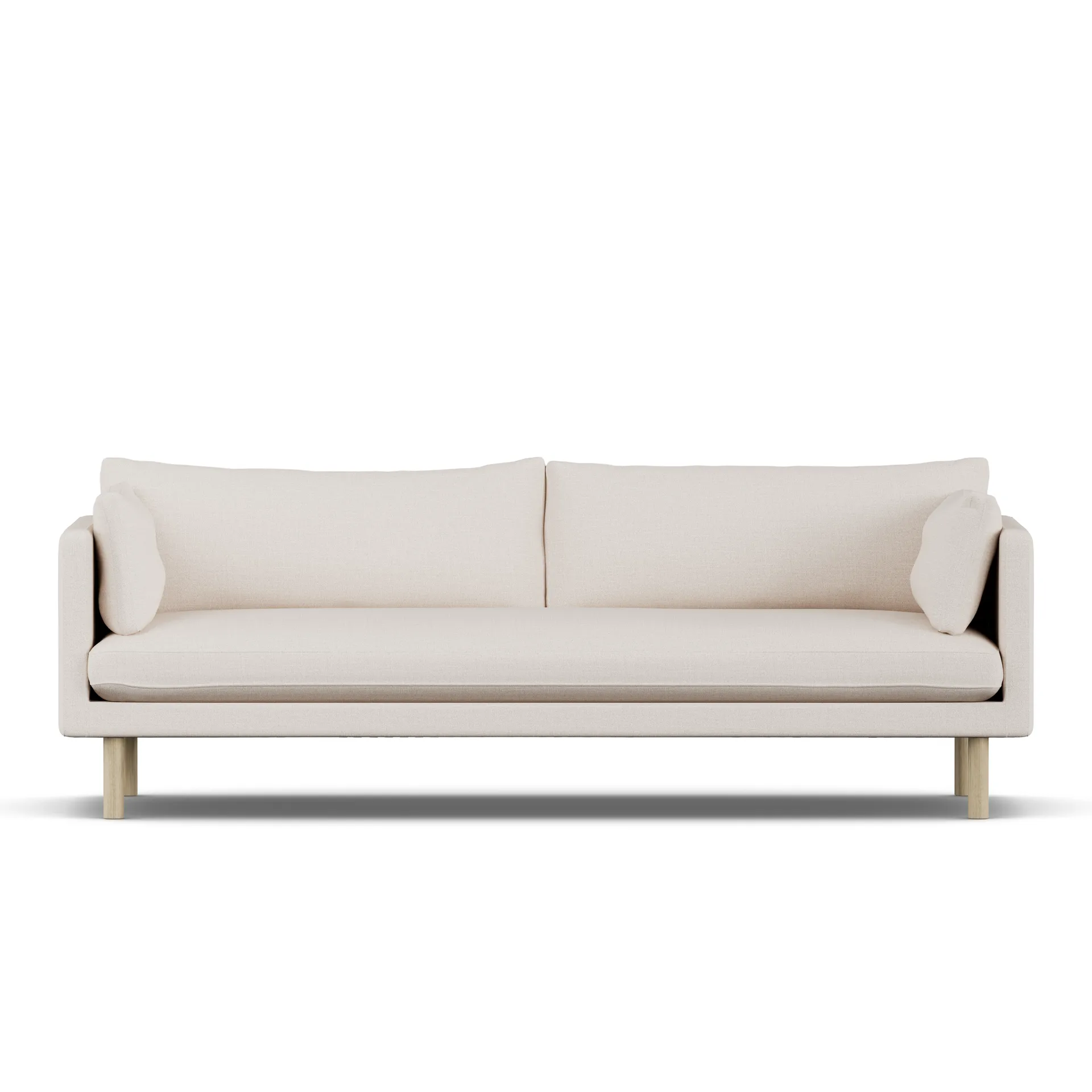 Linnevik sofa, Same Off White 6671-dąb olejowany na biało, 4-osobowa 1898