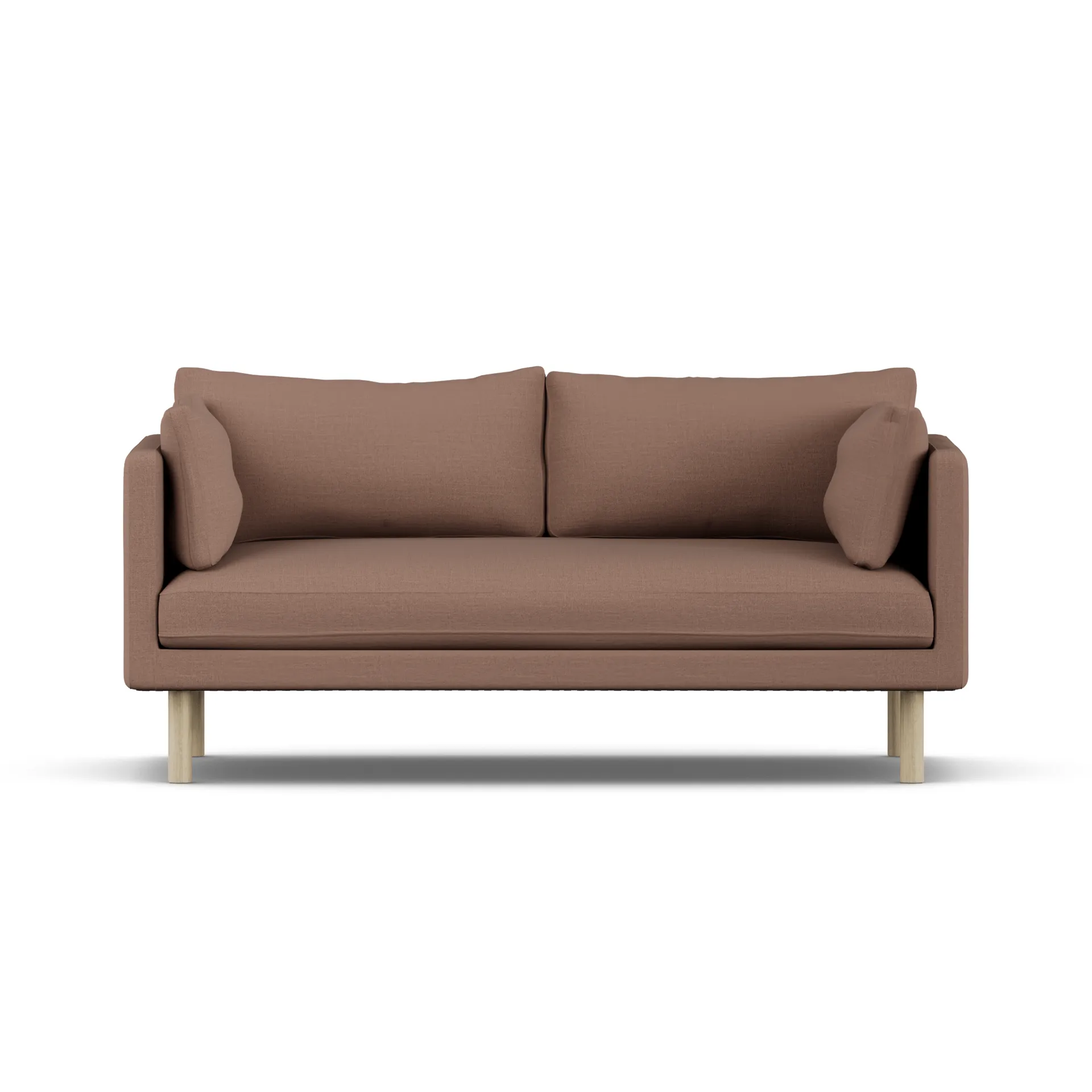 Linnevik sofa, Same Rust 6675-dąb olejowany na biało, 2-osobowa, bez falbany 1898