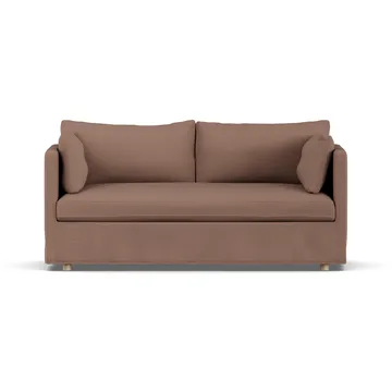 Linnevik sofa - Same Rust 6675-dąb olejowany na biało, 2-osobowa, z falbaną - 1898
