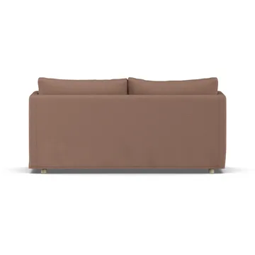 Linnevik sofa - Same Rust 6675-dąb olejowany na biało, 2-osobowa, z falbaną - 1898