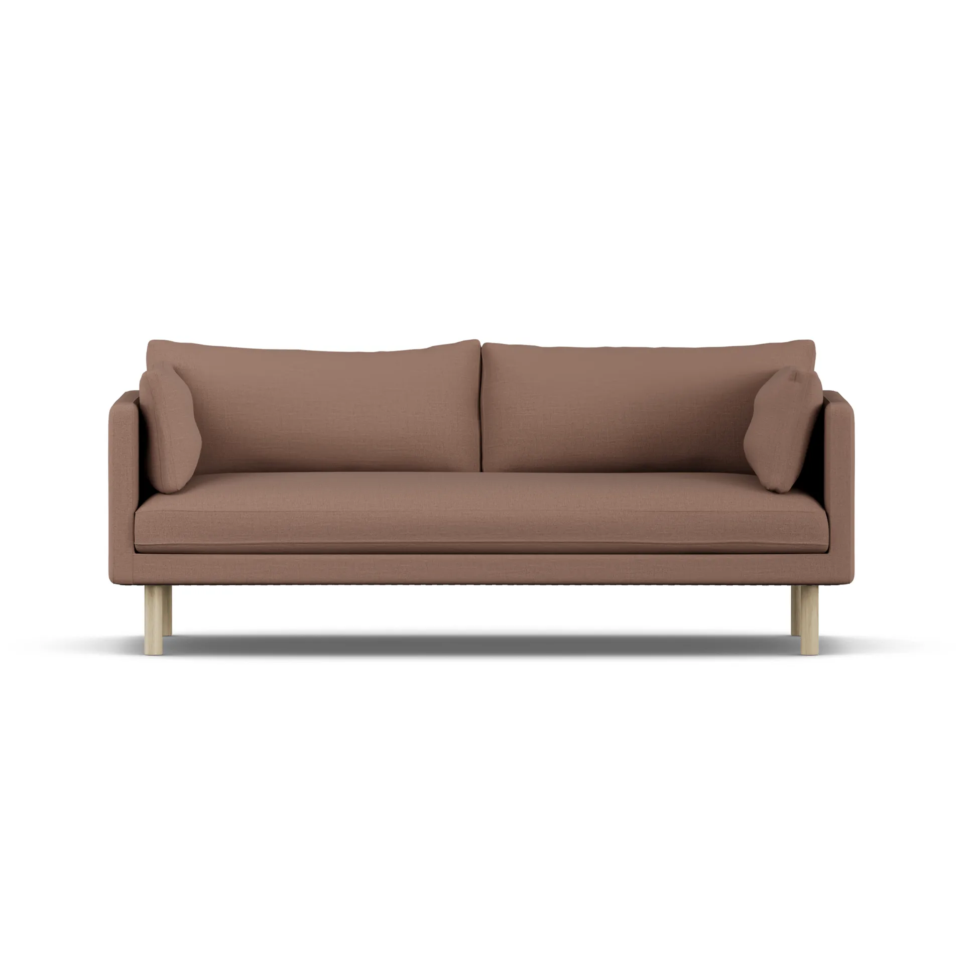 Linnevik sofa, Same Rust 6675-dąb olejowany na biało, 3-osobowa, bez falbany 1898