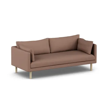 Linnevik sofa - Same Rust 6675-dąb olejowany na biało, 3-osobowa, bez falbany - 1898