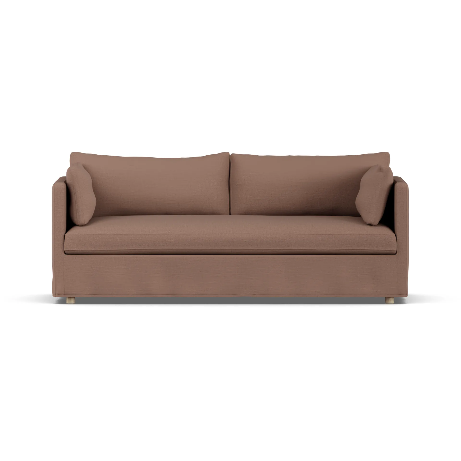Linnevik sofa, Same Rust 6675-dąb olejowany na biało, 3-osobowa, z falbaną 1898