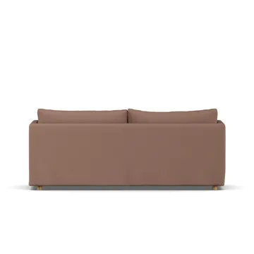 Linnevik sofa - Same Rust 6675-dąb olejowany na biało, 3-osobowa, z falbaną - 1898