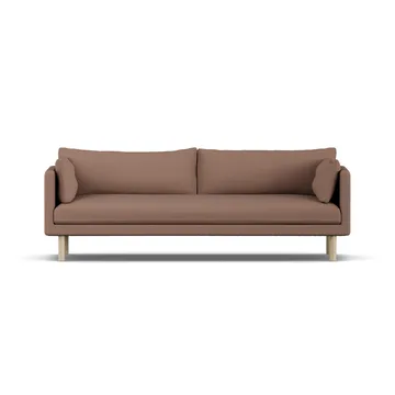 Linnevik sofa - Same Rust 6675-dąb olejowany na biało, 4-osobowa, bez falbany - 1898