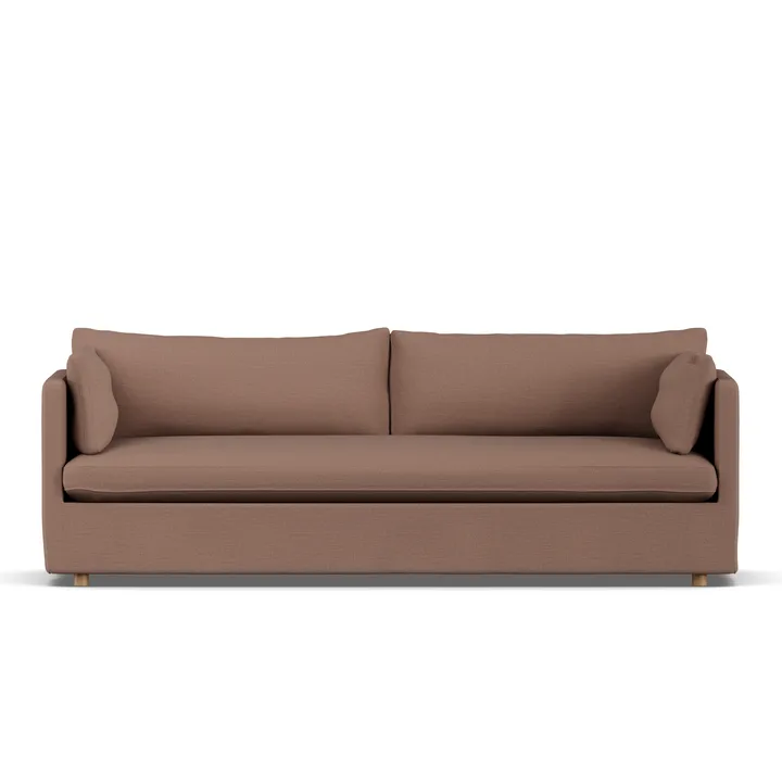 Linnevik sofa - Same Rust 6675-dąb olejowany na biało, 4-osobowa, z falbaną - 1898