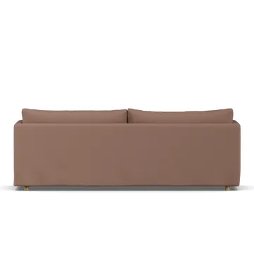 Linnevik sofa - Same Rust 6675-dąb olejowany na biało, 4-osobowa, z falbaną - 1898