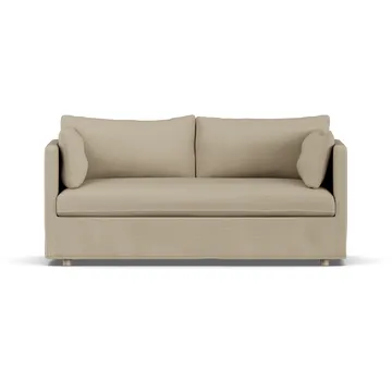 Linnevik sofa - Same Sand 6672-dąb olejowany na biało, 2-osobowa, z falbaną - 1898