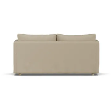 Linnevik sofa - Same Sand 6672-dąb olejowany na biało, 2-osobowa, z falbaną - 1898