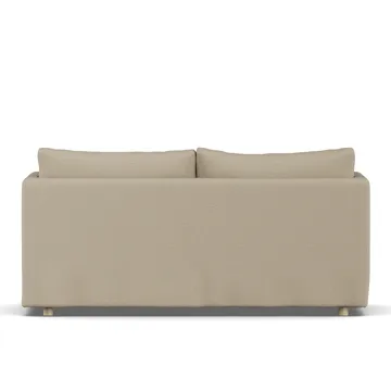 Linnevik sofa - Same Sand 6672-dąb olejowany na biało, 2-osobowa, z falbaną - 1898
