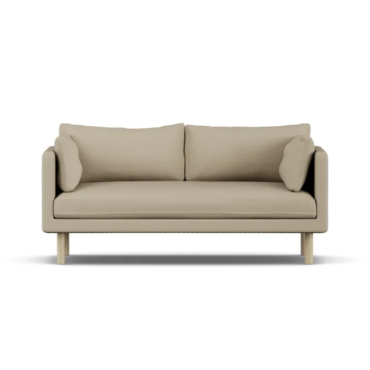 Linnevik sofa - Same Sand 6672-dąb olejowany na biało, 2-osobowa - 1898