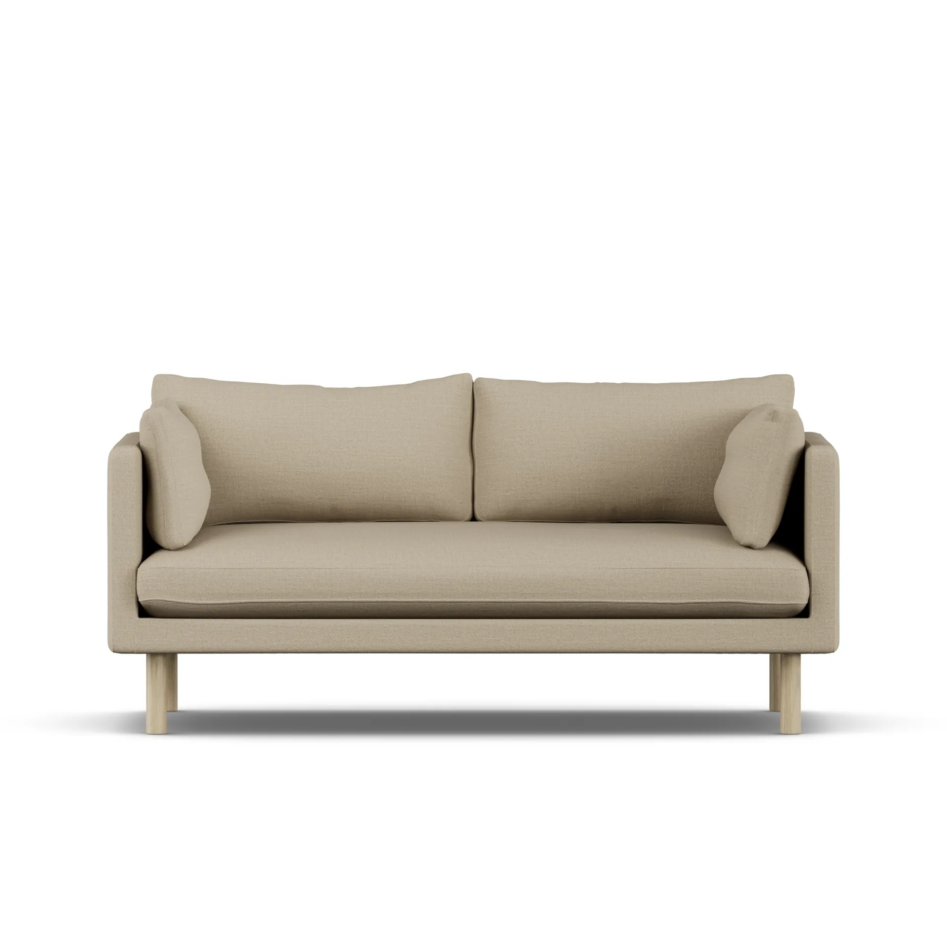 Linnevik sofa, Same Sand 6672-dąb olejowany na biało, 2-osobowa 1898