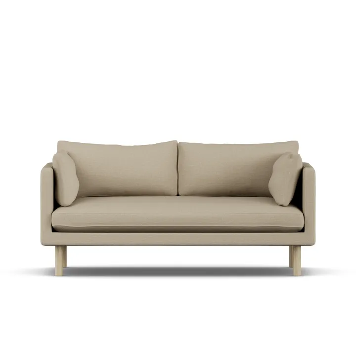 Linnevik sofa - Same Sand 6672-dąb olejowany na biało, 2-osobowa - 1898