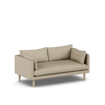 Linnevik sofa - Same Sand 6672-dąb olejowany na biało, 2-osobowa - 1898