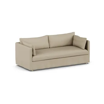 Linnevik sofa - Same Sand 6672-dąb olejowany na biało, 3-osobowa, z falbaną - 1898