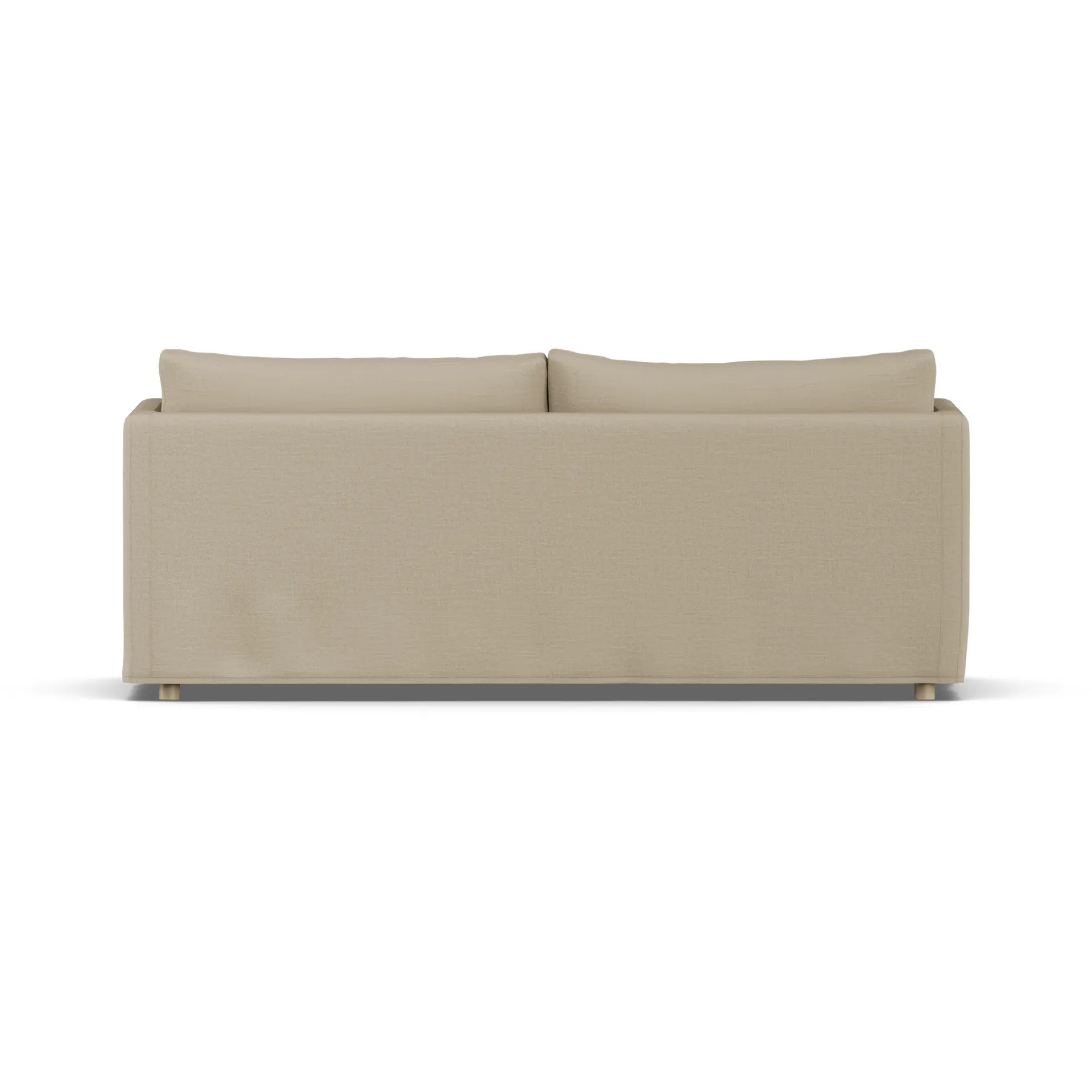 Linnevik sofa, Same Sand 6672-dąb olejowany na biało, 3-osobowa, z falbaną 1898