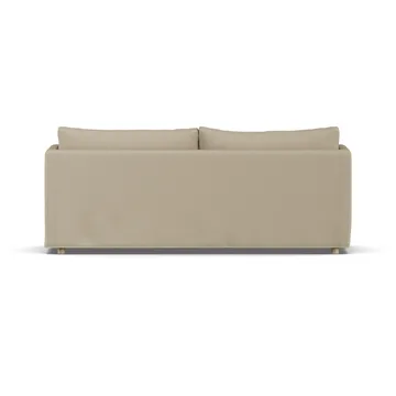 Linnevik sofa - Same Sand 6672-dąb olejowany na biało, 3-osobowa, z falbaną - 1898