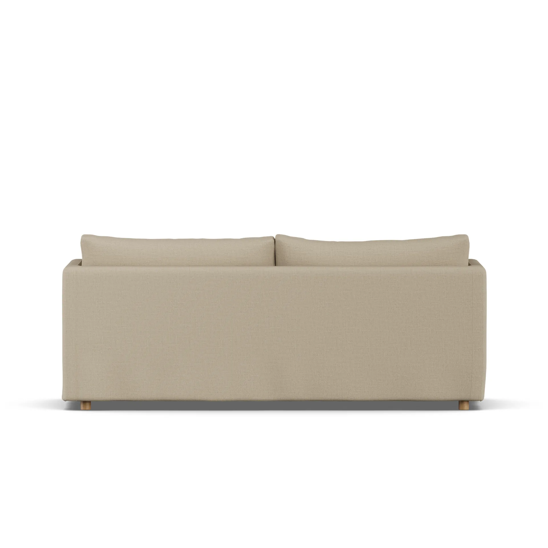 Linnevik sofa, Same Sand 6672-dąb olejowany na biało, 3-osobowa, z falbaną 1898