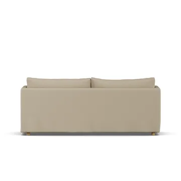 Linnevik sofa - Same Sand 6672-dąb olejowany na biało, 3-osobowa, z falbaną - 1898