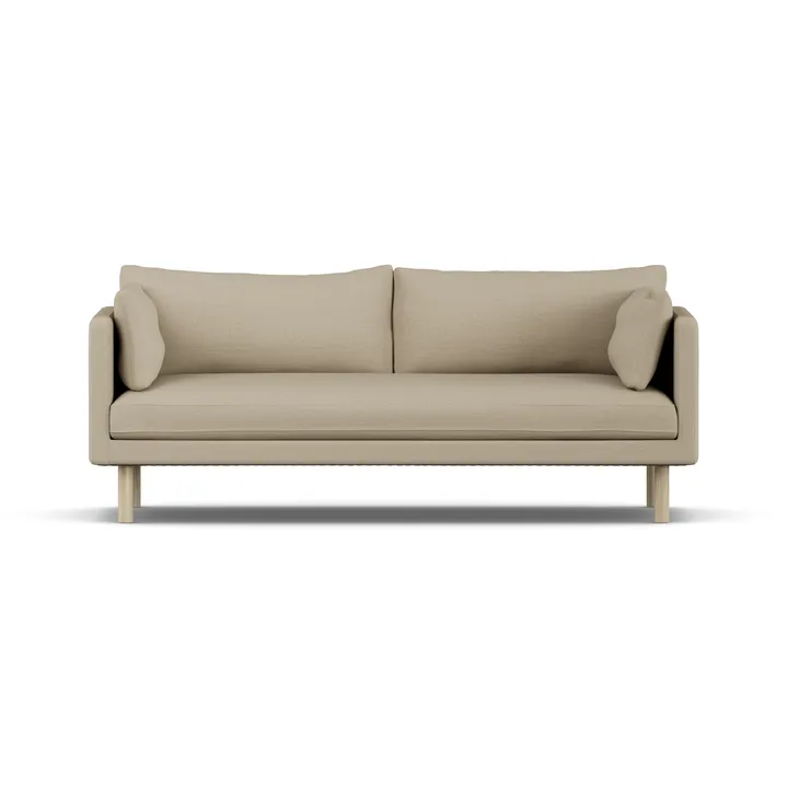 Linnevik sofa - Same Sand 6672-dąb olejowany na biało, 3-osobowa - 1898