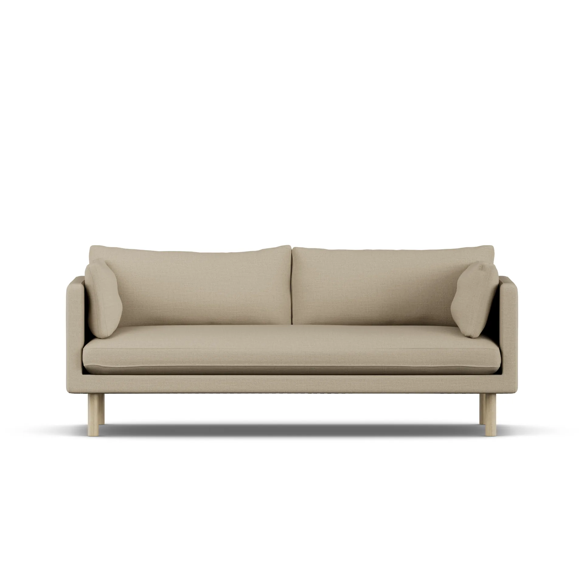 Linnevik sofa, Same Sand 6672-dąb olejowany na biało, 3-osobowa 1898