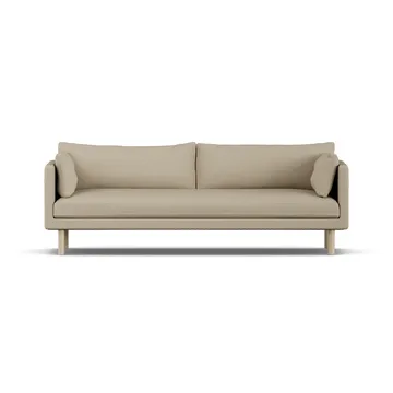 Linnevik sofa - Same Sand 6672-dąb olejowany na biało, 4-osobowa, bez falbany - 1898