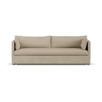Linnevik sofa - Same Sand 6672-dąb olejowany na biało, 4-osobowa, z falbaną - 1898