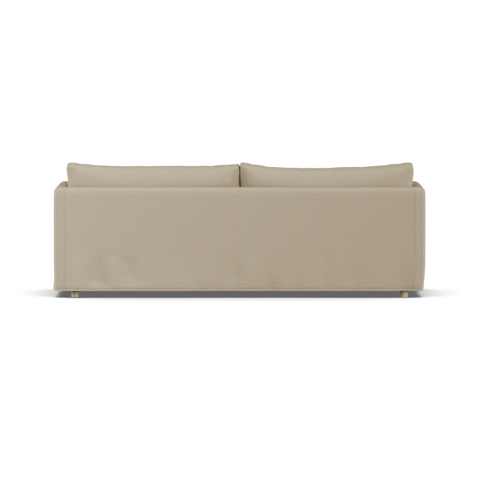 Linnevik sofa, Same Sand 6672-dąb olejowany na biało, 4-osobowa, z falbaną 1898