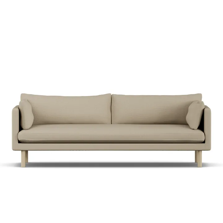 Linnevik sofa - Same Sand 6672-dąb olejowany na biało, 4-osobowa - 1898