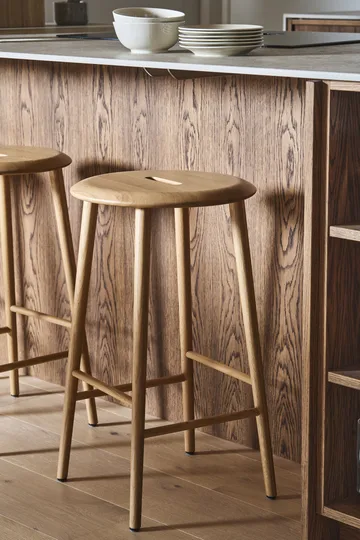 Norrabo barstołdąb 65 cm - Naturalnie lakierowany dąb - 1898