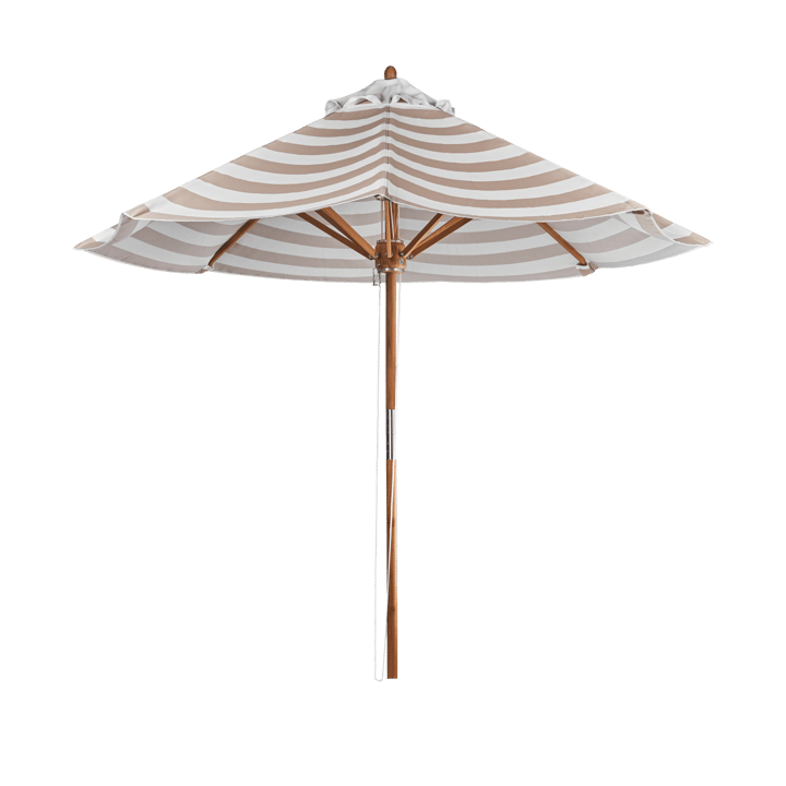 Parasol Hisshult Ø270 cm - Beige stripe-teak - 1898