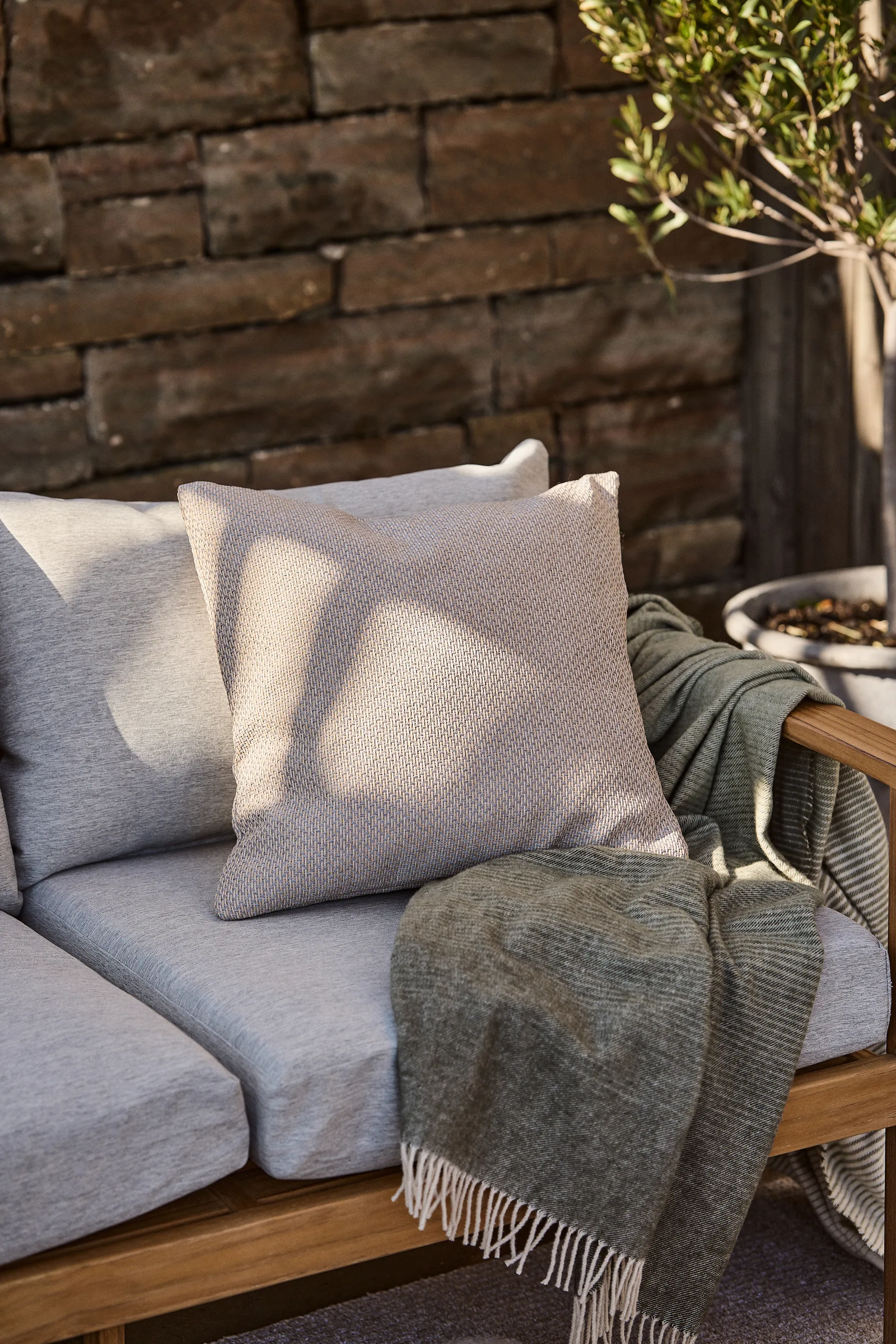 Poduszka Asaryd, 45x45 cm, Beżowy 1898